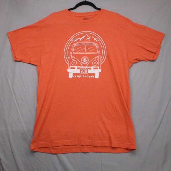 Sunday Cool Graphic Print T-Shirt Orange Men Size | XL - Picture 2 of 10